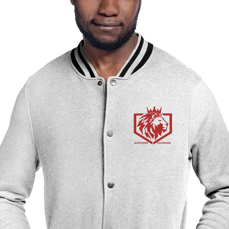 Astonix Oxford Gray/Charcoal Heather Champion Bomber Jacket