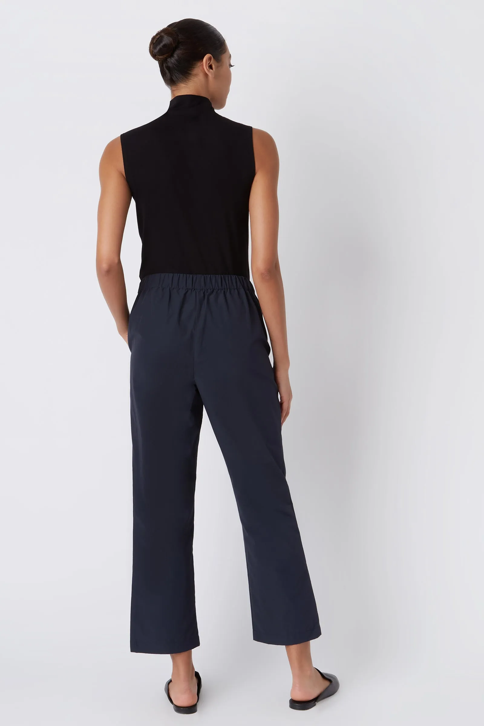 Brit Crop Pant - Navy