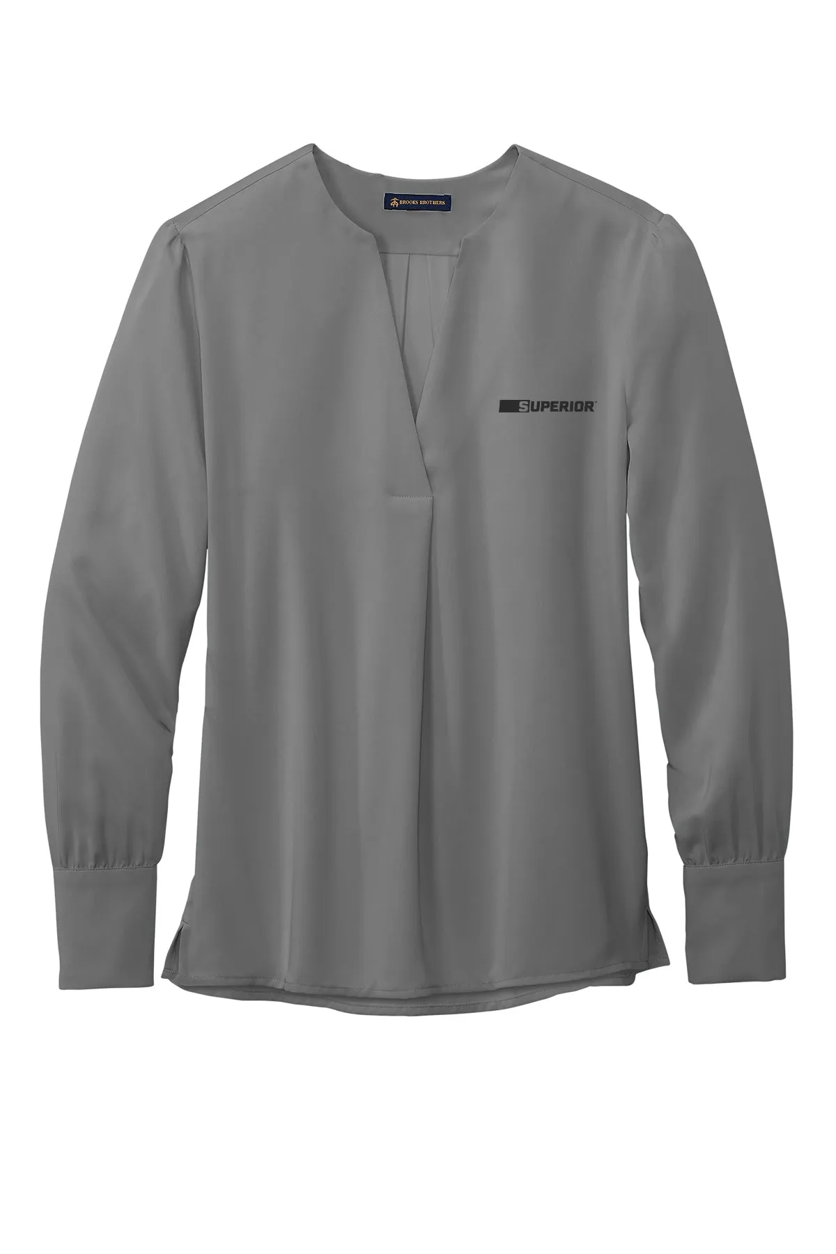 Brooks Brothers® Women’s Open-Neck Satin Blouse