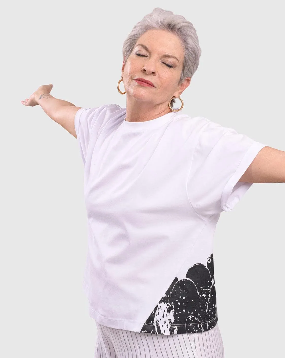 Cactus Jersey Tee, White