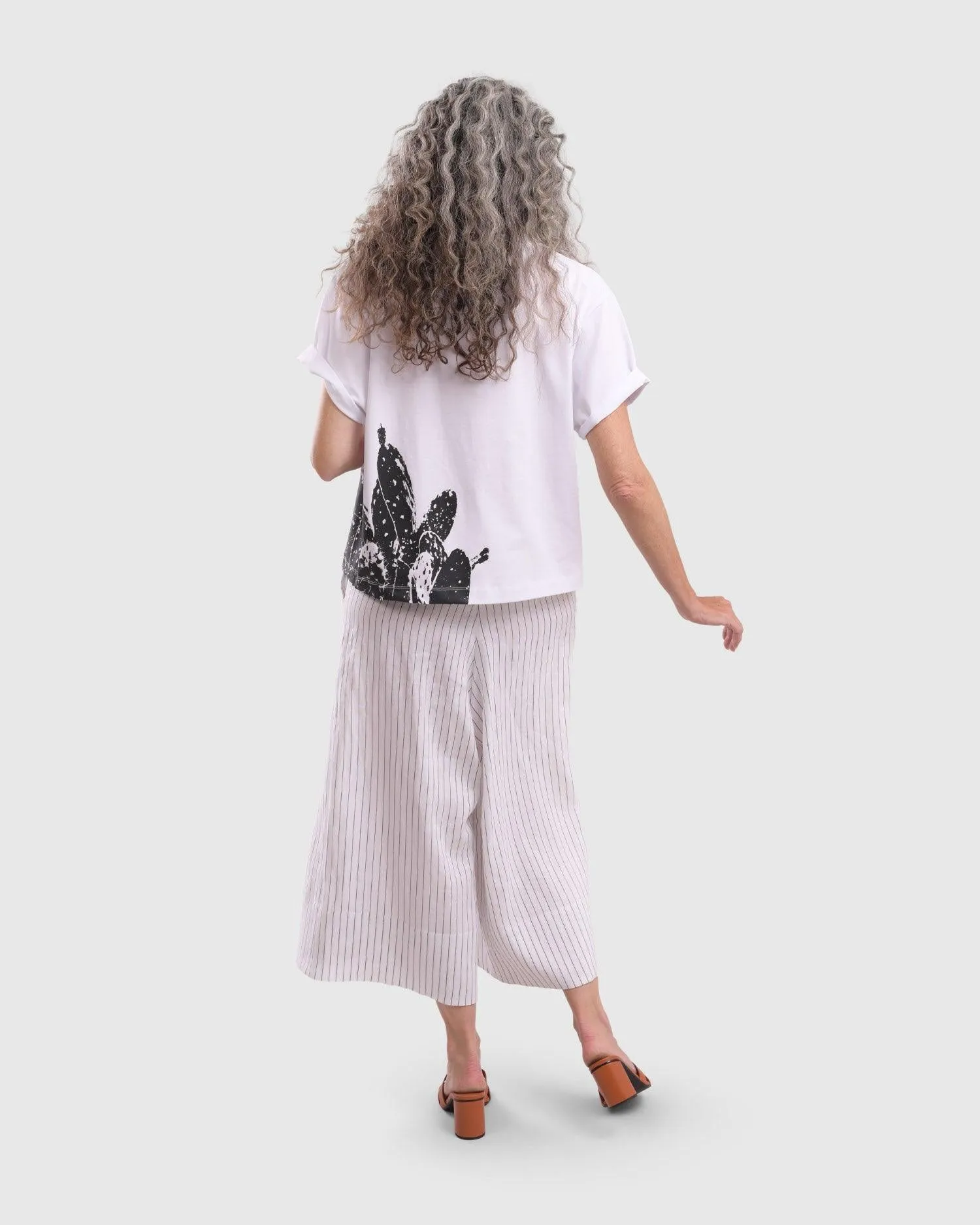 Cactus Jersey Tee, White