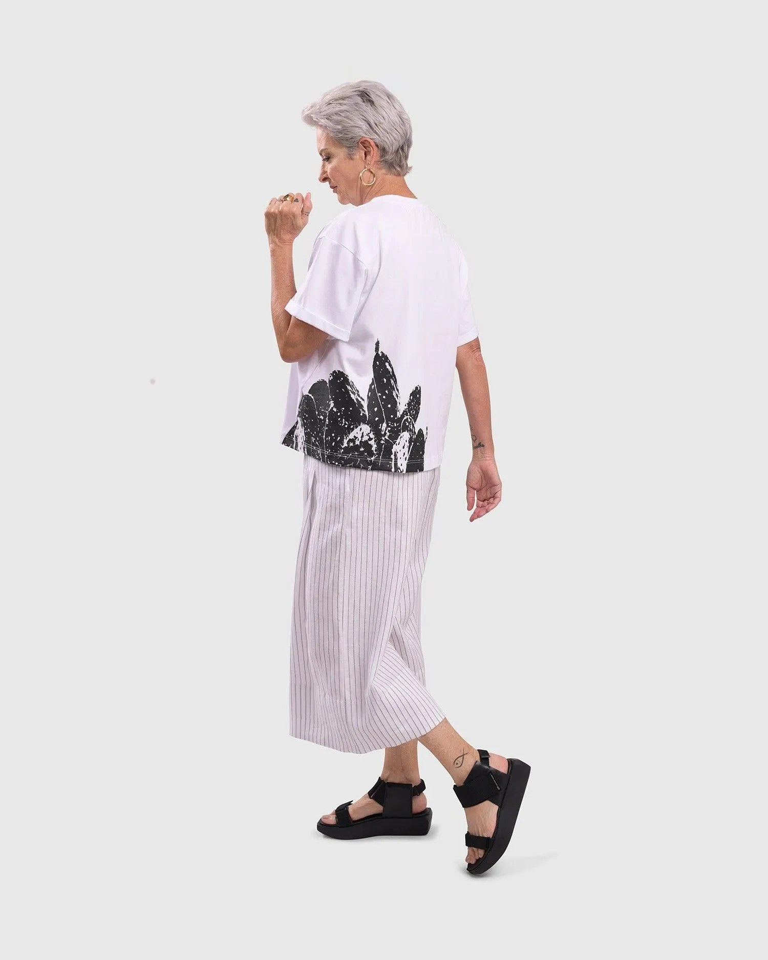 Cactus Jersey Tee, White