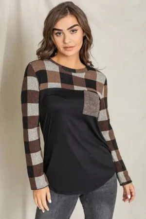 Checker Chest Pocket Tunic