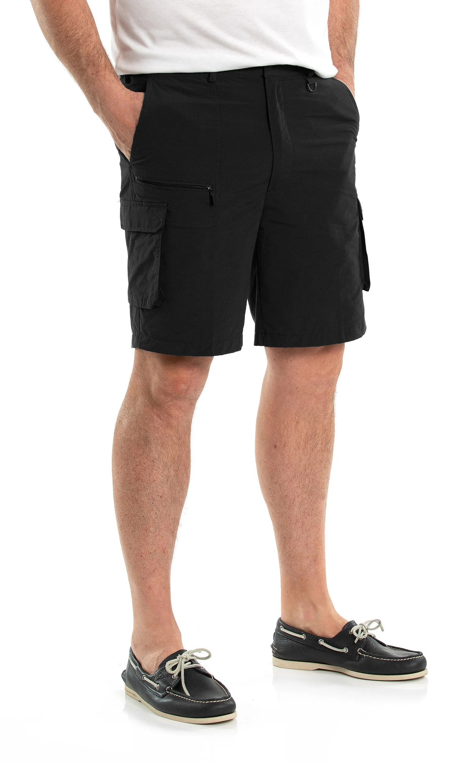 Cotton/Nylon Quickdry Trek Short Black