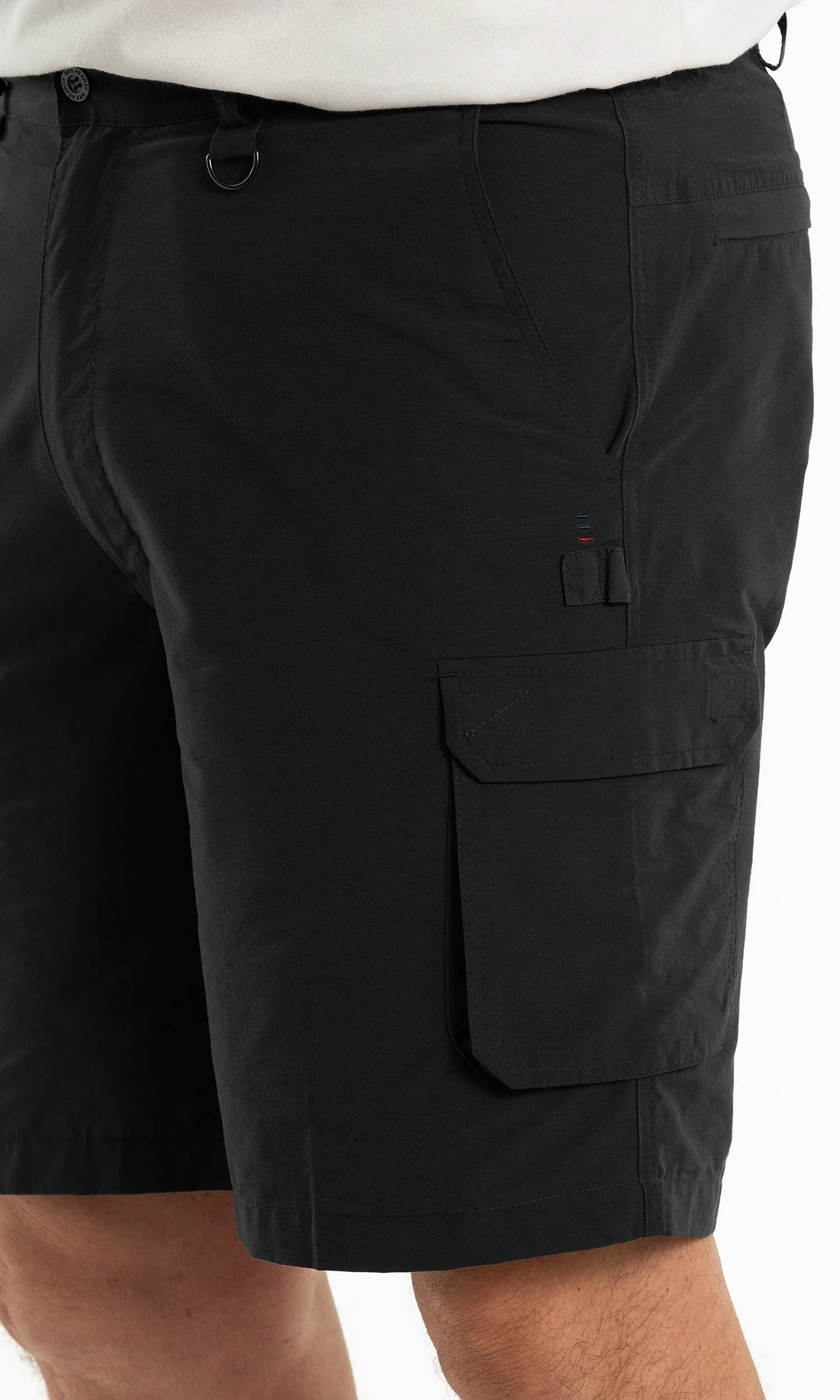 Cotton/Nylon Quickdry Trek Short Black