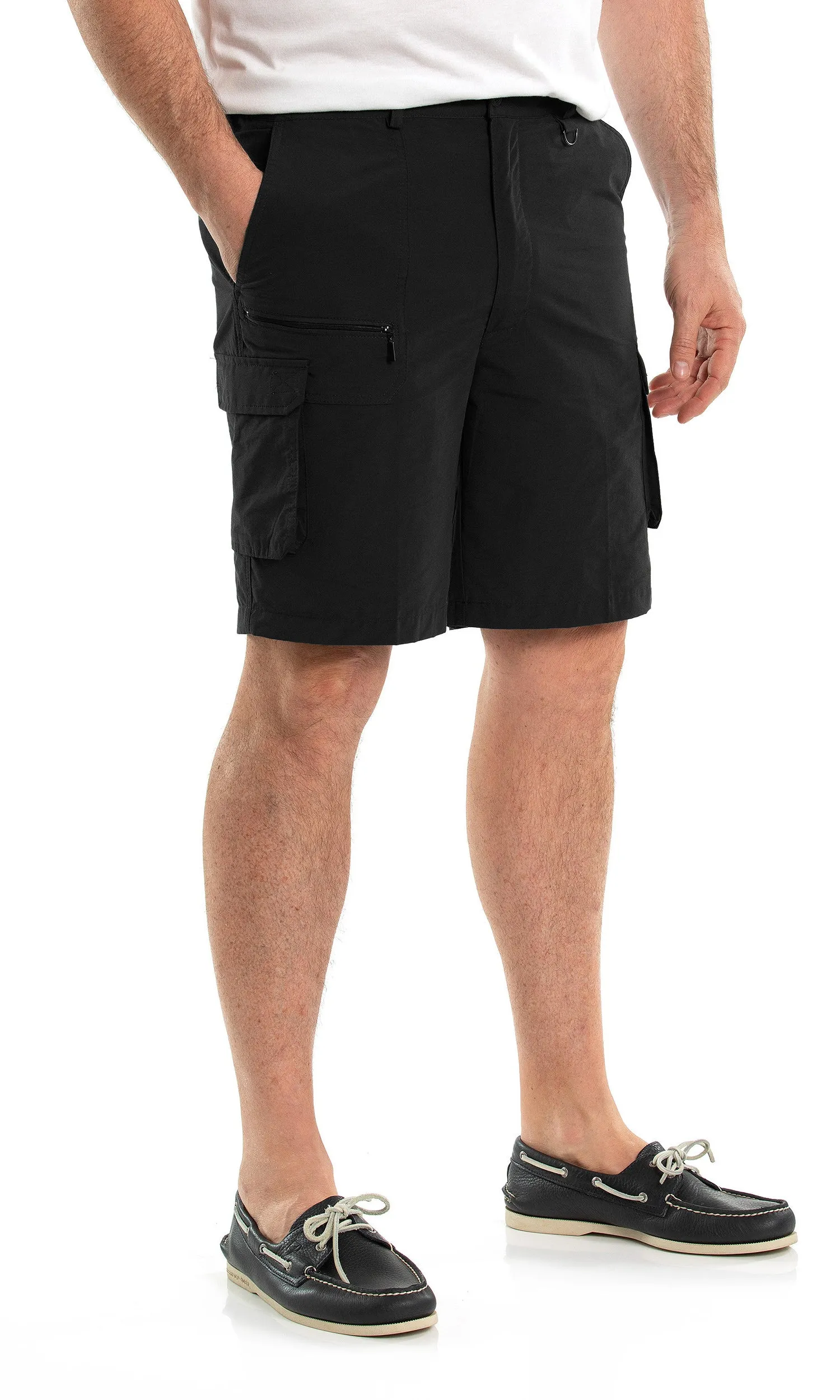 Cotton/Nylon Quickdry Trek Short Black