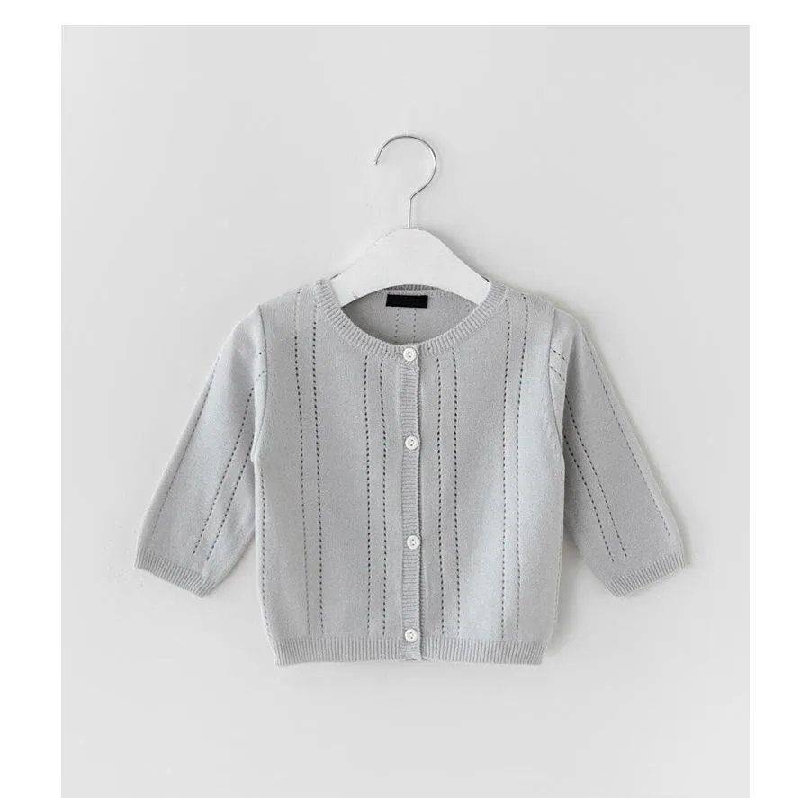 Girls Knitted Sweater Cardigan