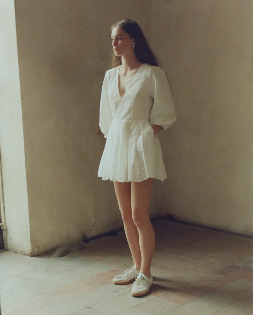 Ivory summer baby doll dress