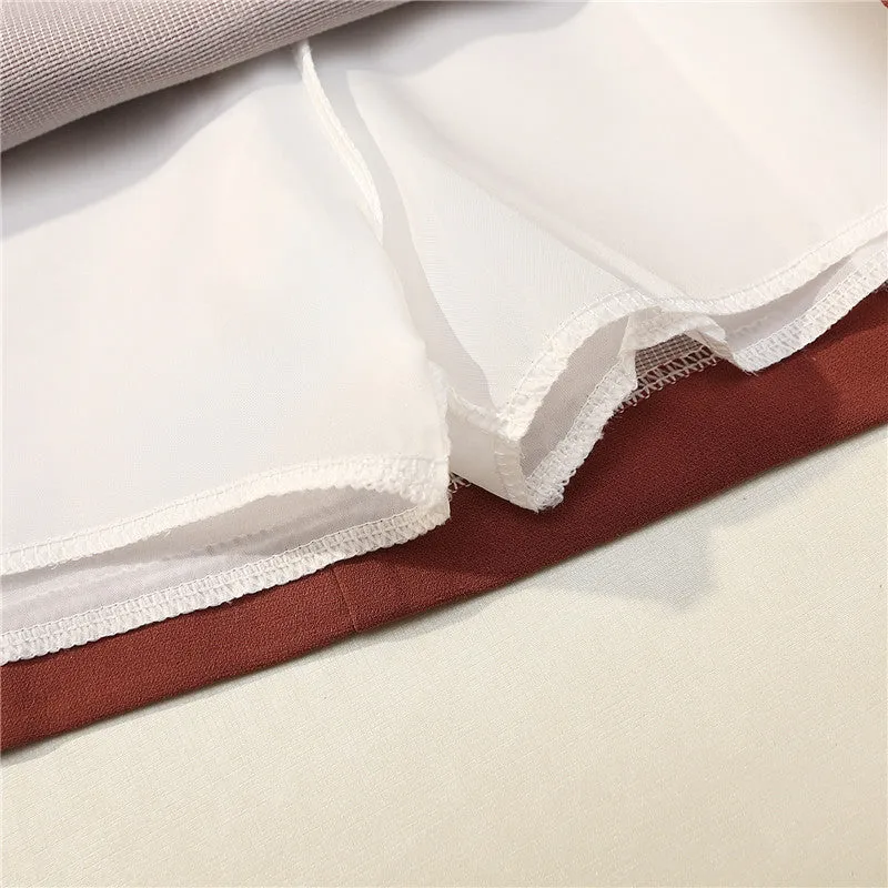 Luexco High Waist A-Line Pleated Mini Skirt