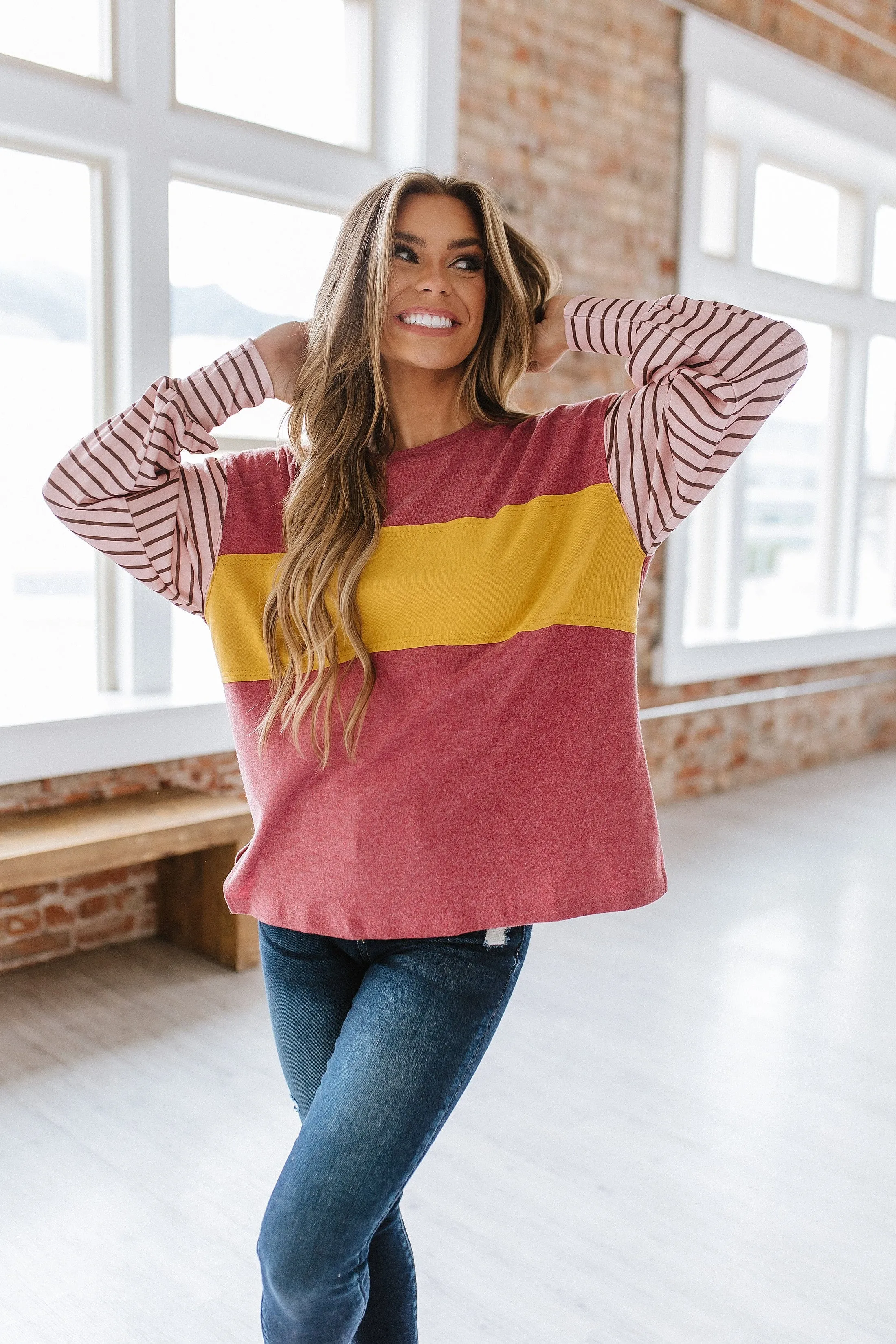 Melina Colorblock Tunic | S-2XL | PRE ORDER