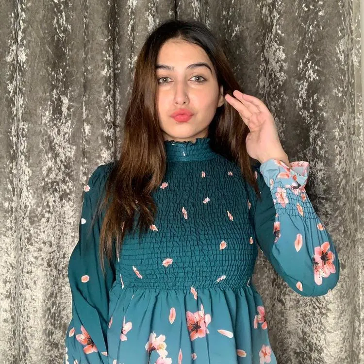 Morrocan floral printed smocking Top