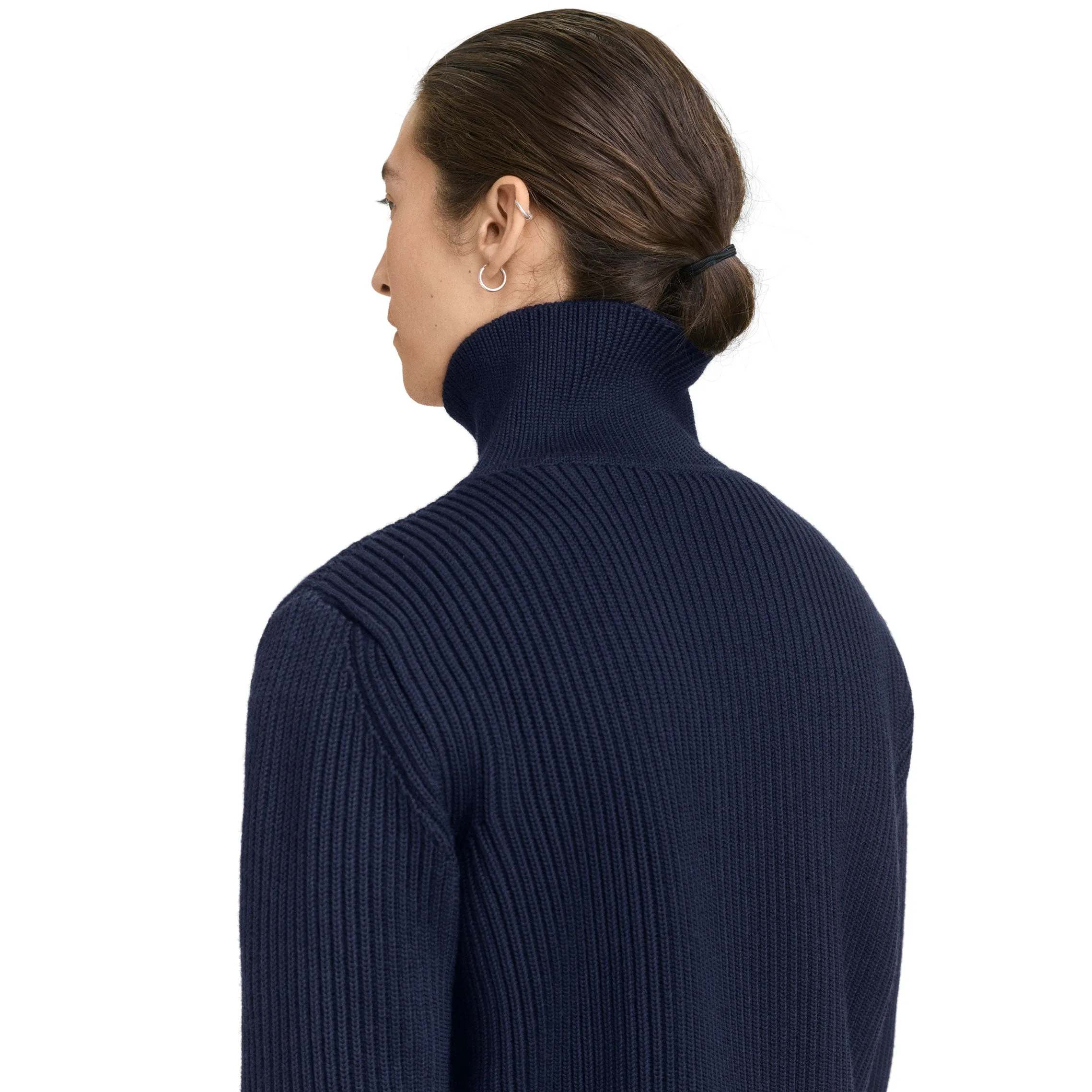Navy Full-Zip Light Indigo