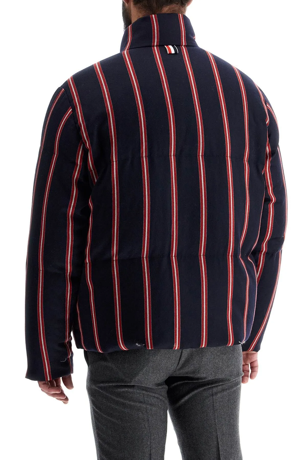 REVERSIBLE HIGH-NECK DOWN JACKET