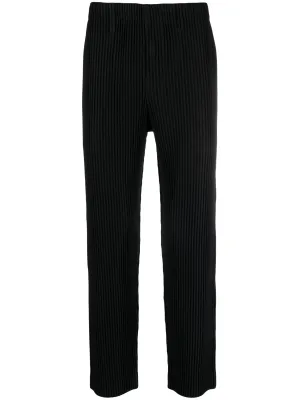 SS24 Basics Pleats Pants - Black