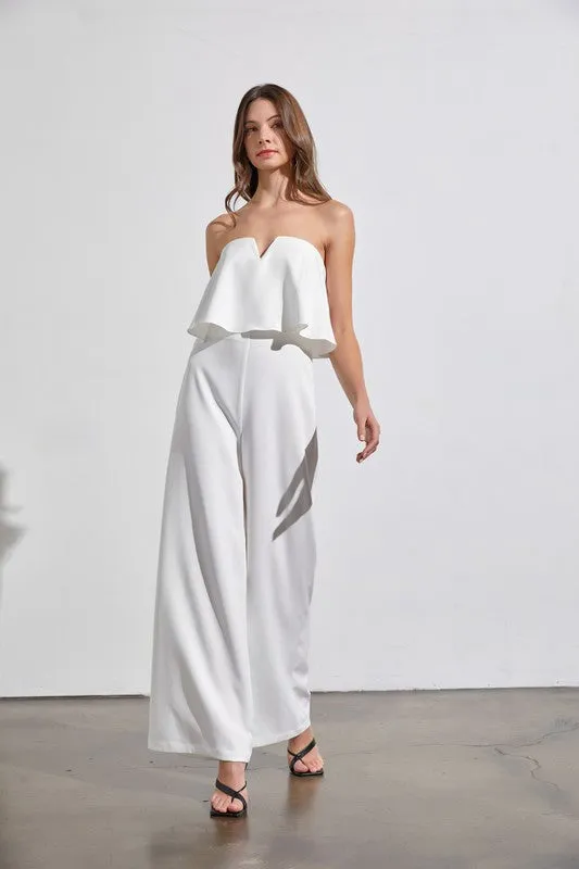 Strapless Formal Jumpsuit