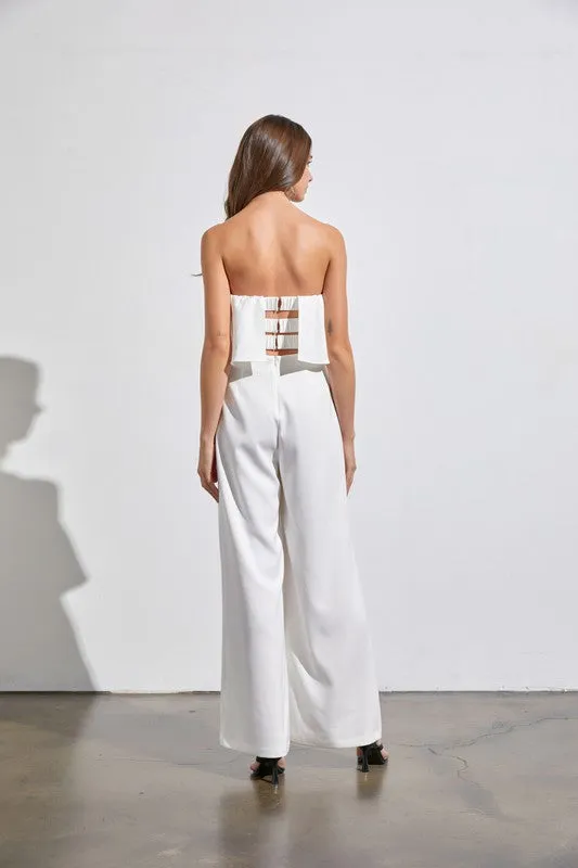 Strapless Formal Jumpsuit
