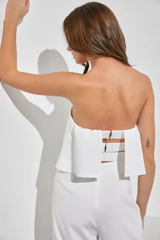 Strapless Formal Jumpsuit