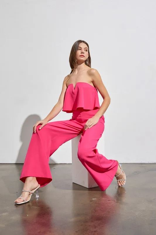 Strapless Formal Jumpsuit