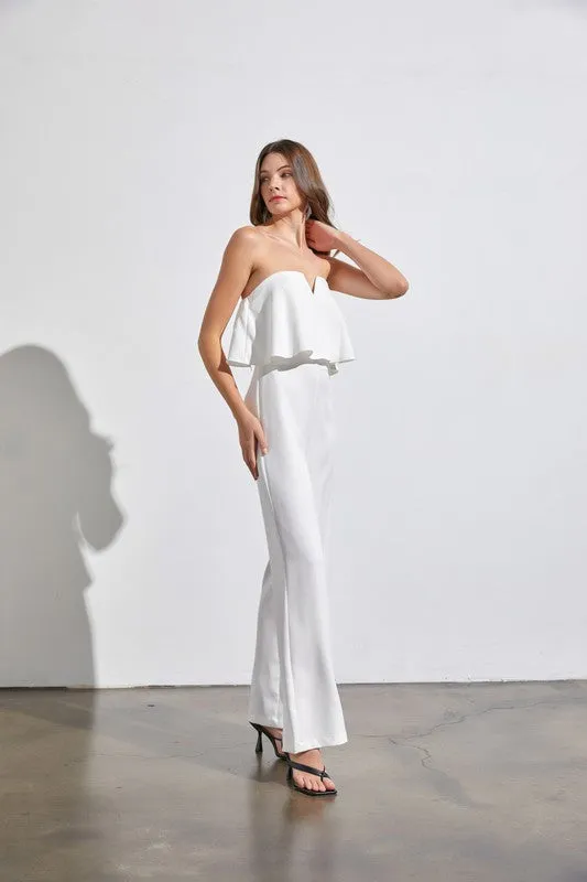 Strapless Formal Jumpsuit
