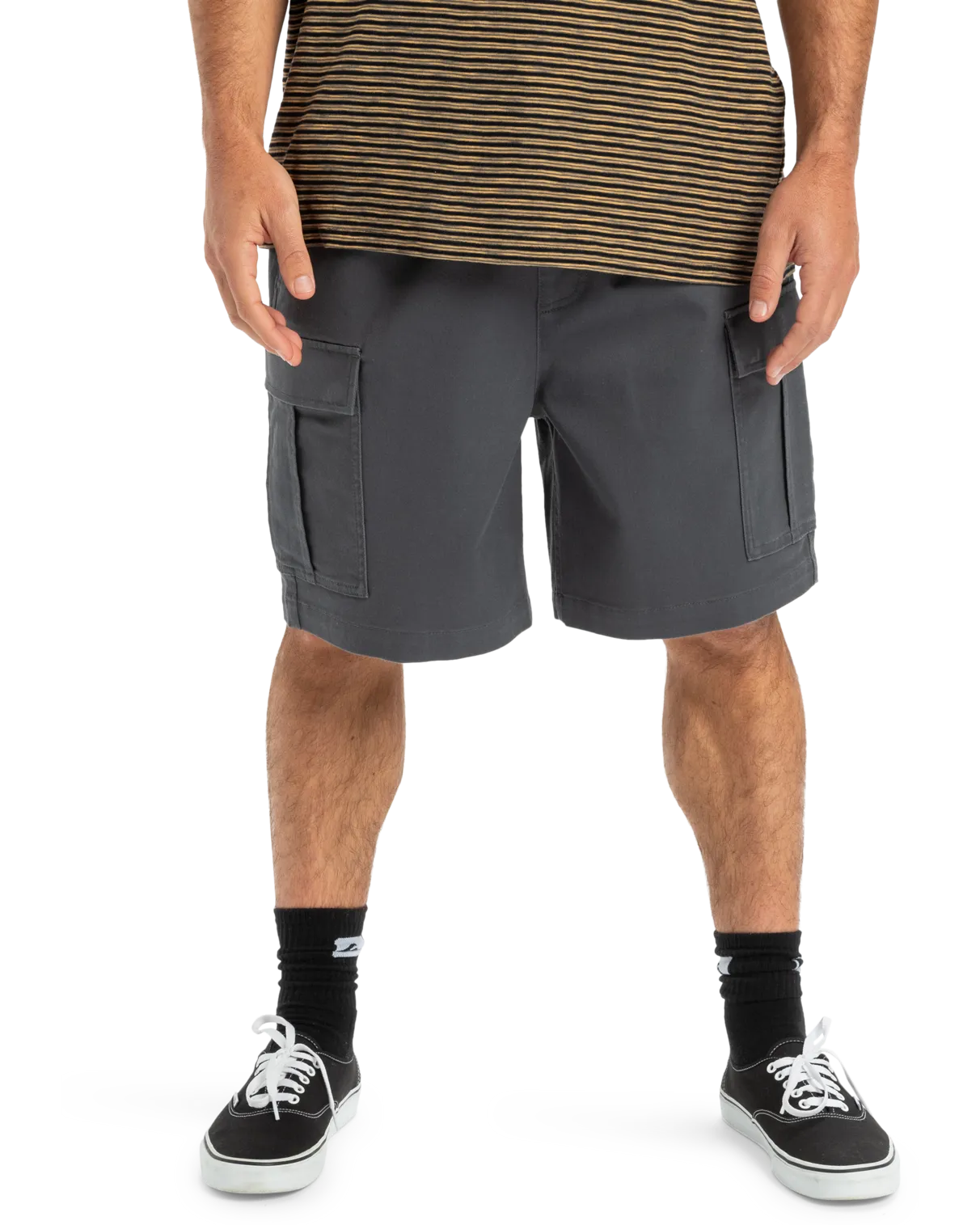 Taxer Cargo Walkshorts in Iron Gate