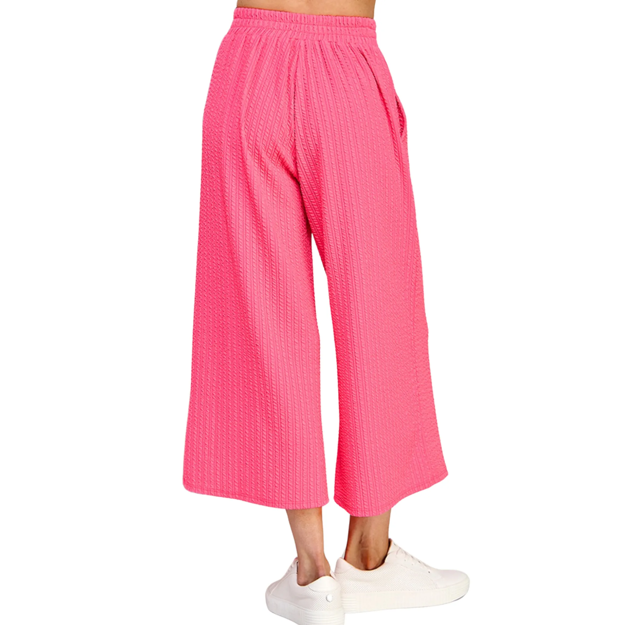 Twist Ribbed Capri pants