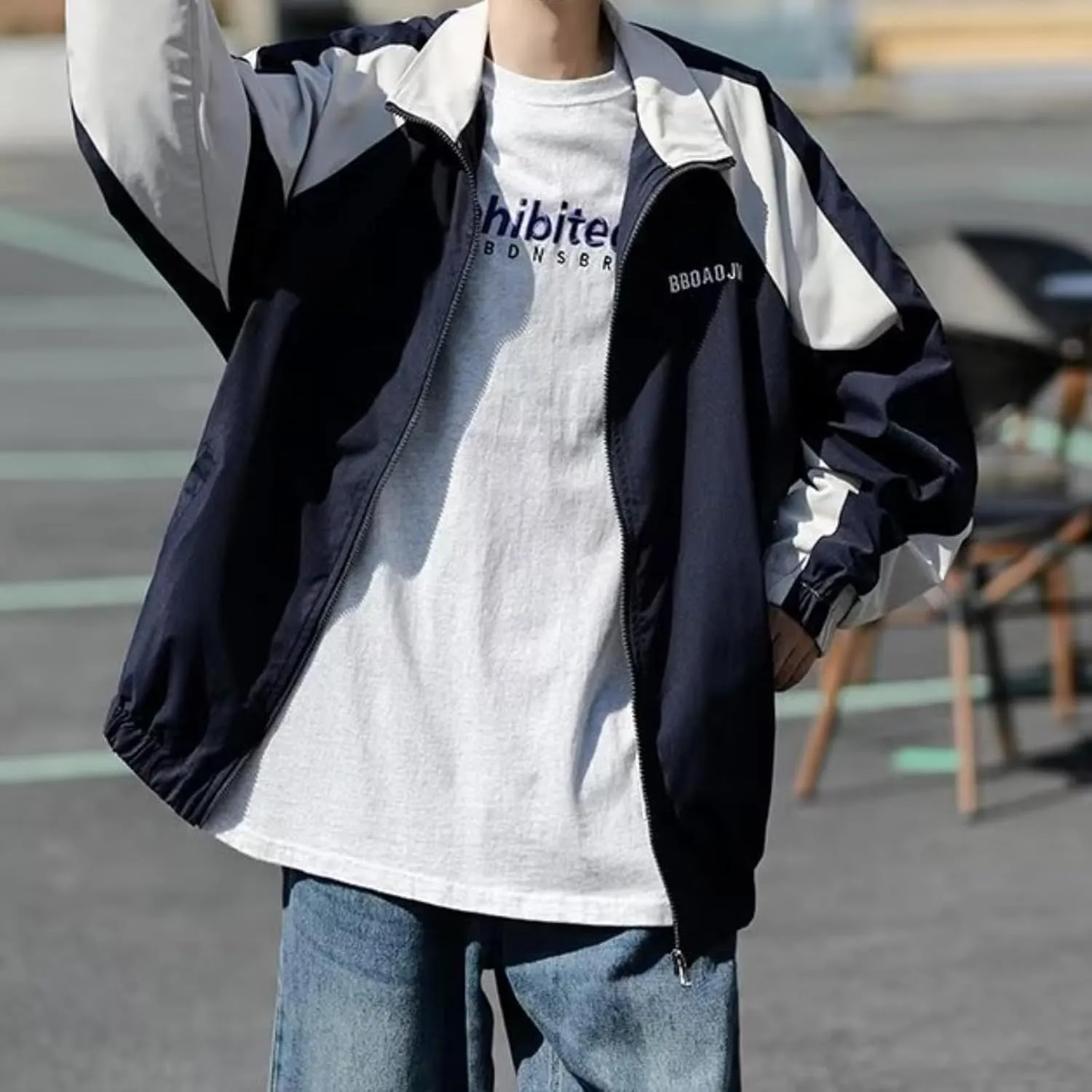 Unisex Varsity Jacket, Letter Winter Jackets for Men and Women Streetwear Bomber Coats