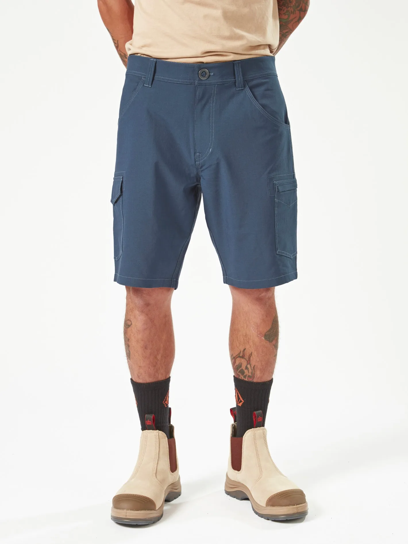 Volcom Workwear Slab Hybrid Shorts - Navy