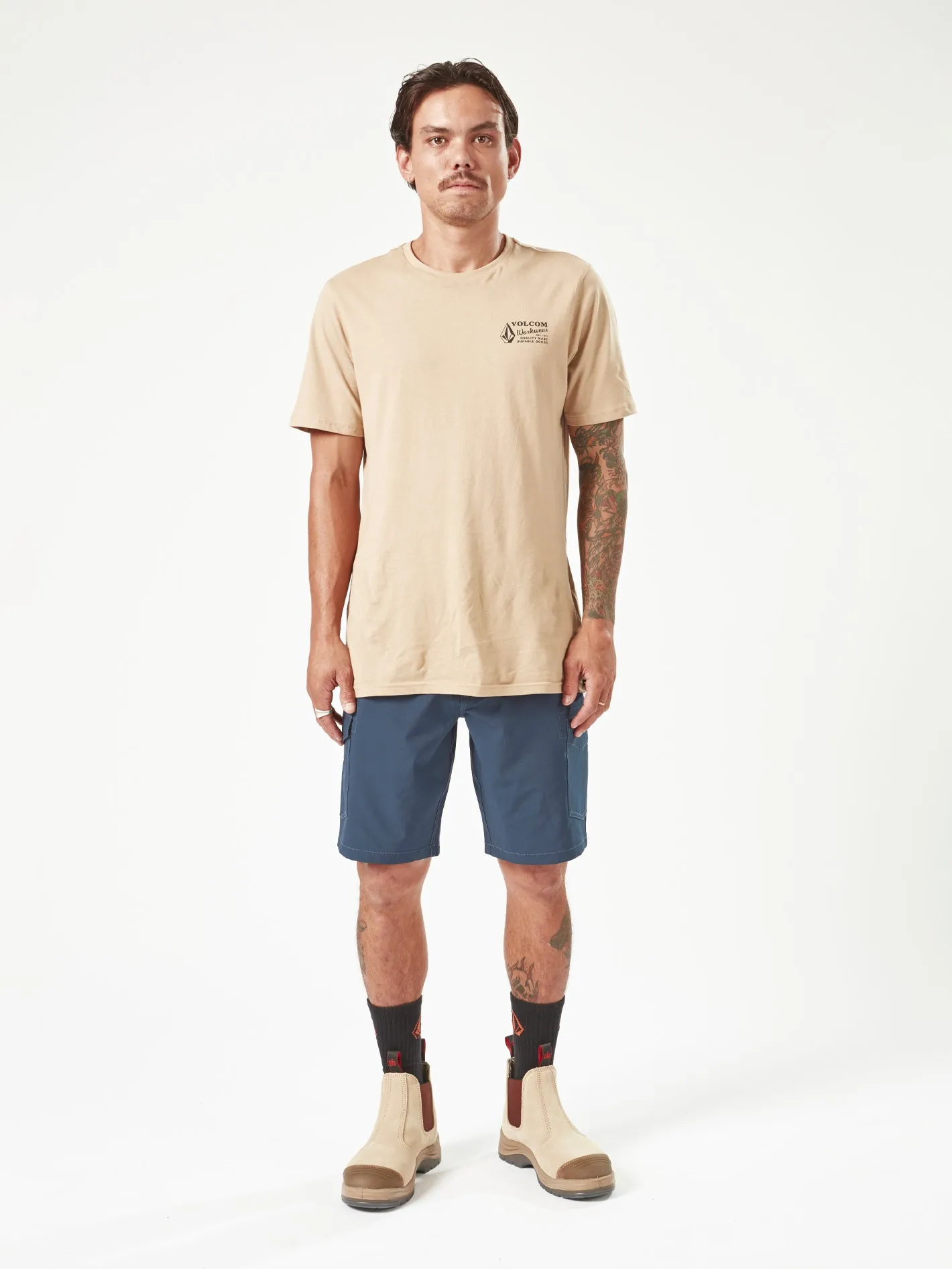Volcom Workwear Slab Hybrid Shorts - Navy