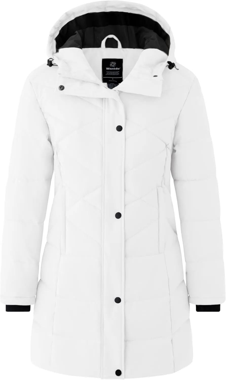 wantdo Women's Winter Jacket Puffy Coat Puffer Jackets Warm Winter Coats
