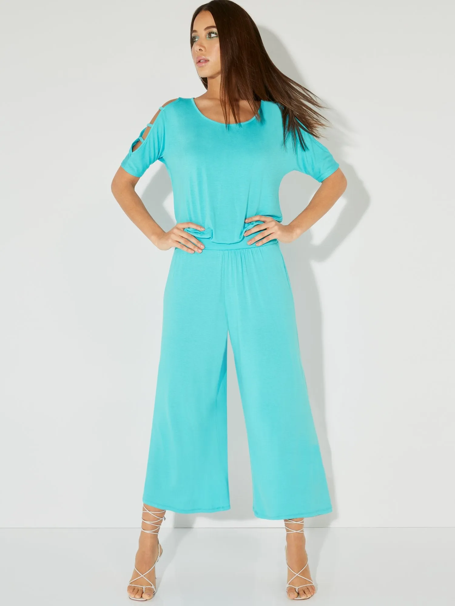 Wide-Leg Capri Pant - NY&C Style System