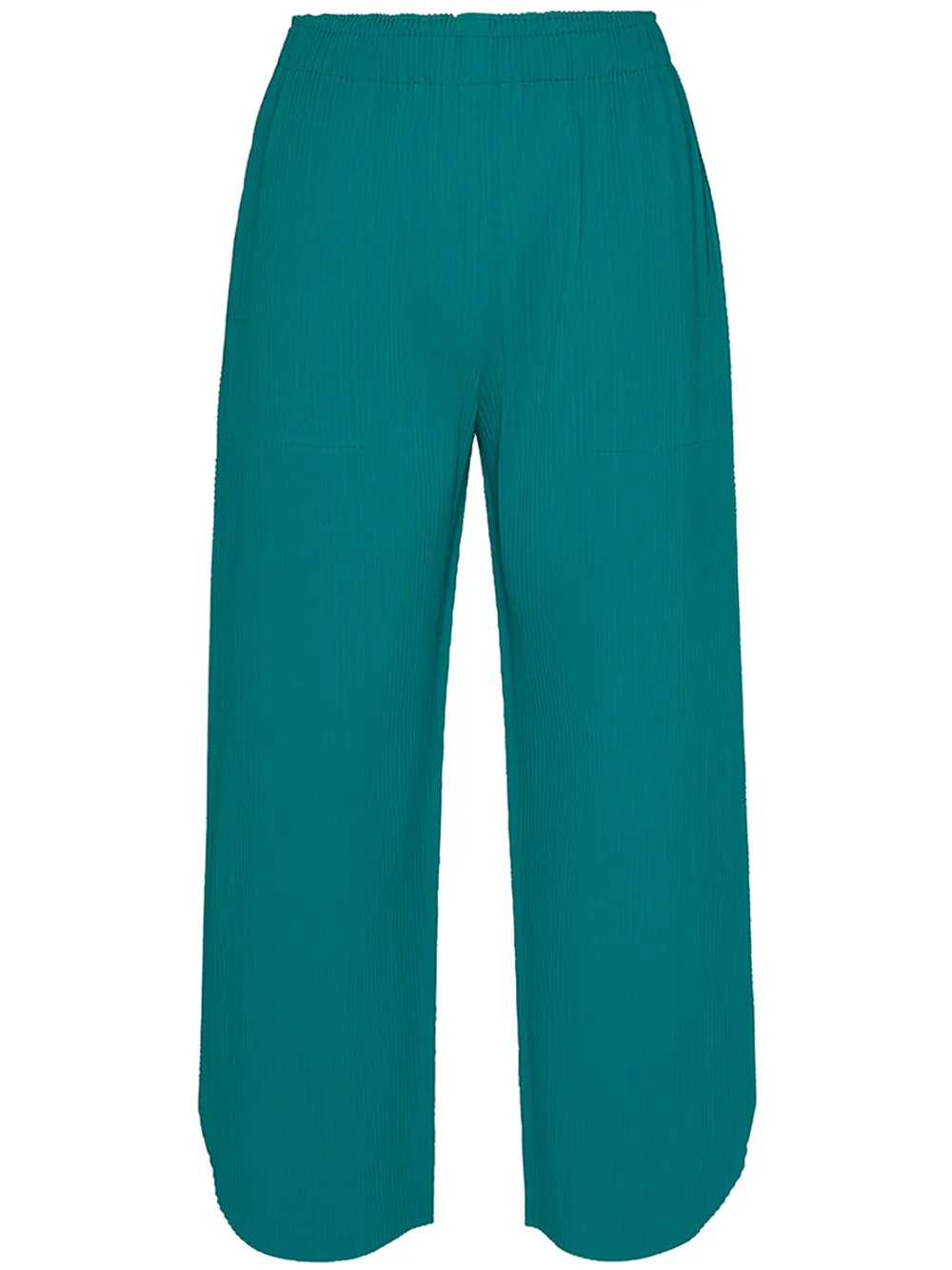 Wing Pleats Straight Pants